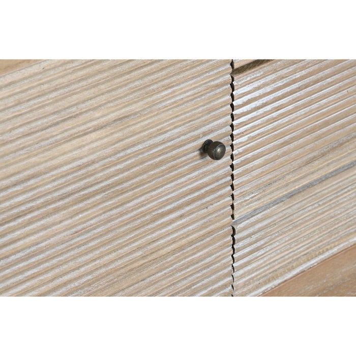 DKD Home Decor Mueble TV de Madera Negro 120x50x58