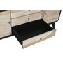 DKD Home Decor Mueble TV de Madera Negro 120x50x58