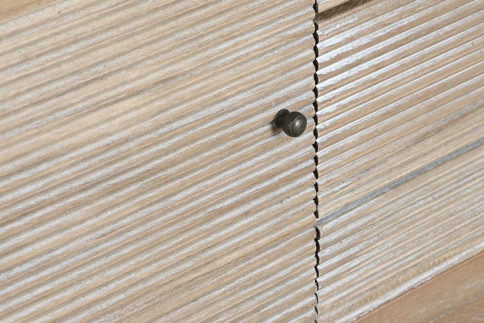 DKD Home Decor Mueble TV Moderno Negro Natural 120 x 58 x 50 cm