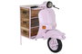 DKD Home Decor Cajonera Metal y Mango Rosa Palo