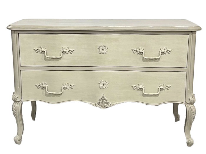 Cajonera Romantico DKD Home Decor Crema Blanco 50 x 80 x 123 cm