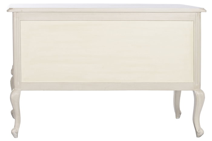 Cajonera Romantico DKD Home Decor Crema Blanco 50 x 80 x 123 cm