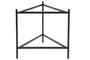 DKD Home Decor Set de 2 Mesitas Auxiliares de Cristal y Metal