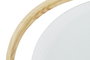 DKD Home Decor Set de 2 Mesitas Auxiliares de Cristal y Metal