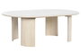 DKD Home Decor Mesa Centro Scandi Blanco 79 x 46 x 130 cm