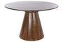 DKD Home Decor Mesa Comedor Scandi Marron Oscuro 120 x 76 cm