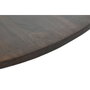 DKD Home Decor Mesa de Comedor Mango 120x120x76 Marrón Oscuro