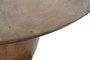 DKD Home Decor Mesa Centro Scandi Marron Oscuro Acacia 80 x 80 x 38 cm