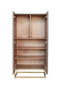 DKD Home Decor Armario de Madera Jamun Gris Oscuro