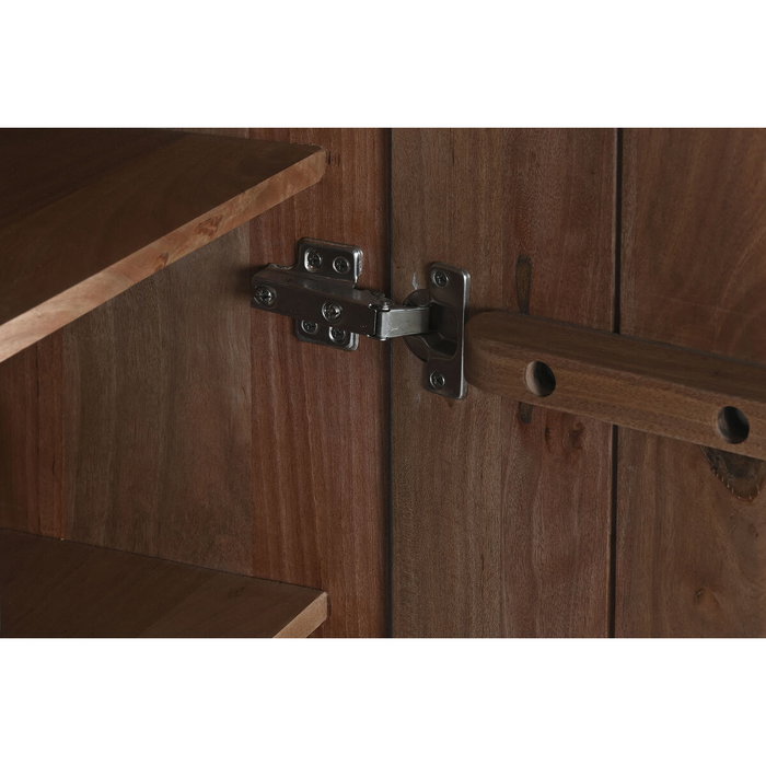 DKD Home Decor Armario de Madera Jamun Gris Oscuro