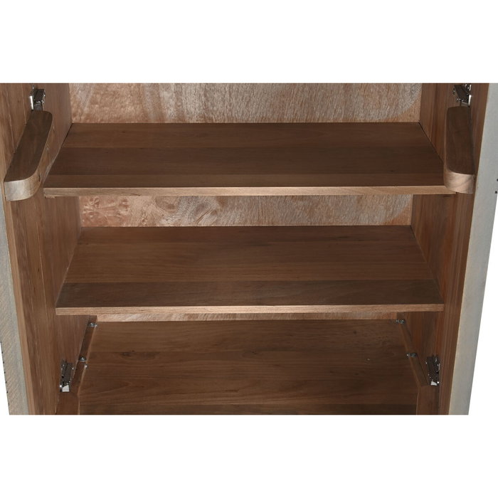 DKD Home Decor Armario de Madera Jamun Gris Oscuro