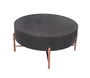 DKD Home Decor Mesa de Centro Negro Bronce 90 x 90 x 45 cm