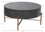 DKD Home Decor Mesa de Centro Negro Bronce 90 x 90 x 45 cm