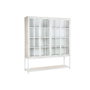 DKD Home Decor Estantería Moderna Blanco con 4 Puertas y 6 Estantes