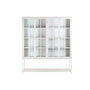 DKD Home Decor Estantería Moderna Blanco con 4 Puertas y 6 Estantes