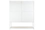 DKD Home Decor Estantería Moderna Blanco 45 x 200 x 170 cm - Armario con 4 Puertas y 6 Estantes