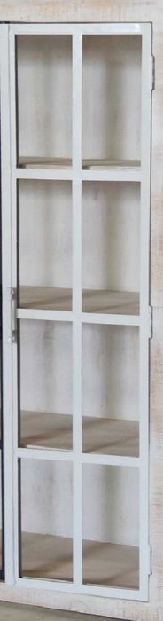DKD Home Decor Estantería Moderna Blanco con 4 Puertas y 6 Estantes