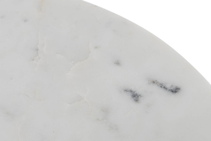 DKD Home Decor Mesita Auxiliar 40 x 50 x 40 cm Mármol Metal DKD Home Decor Mesita Auxiliar 40 x 50 x 40 cm Mármol Metal