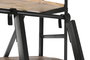 DKD Home Decor Estanteria Loft Natural Negro Metal Mango 47 x 220 x 75 cm