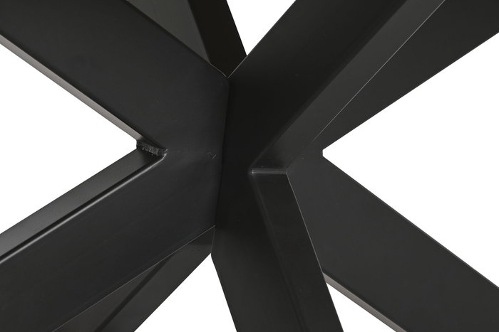 DKD Home Decor Mesa Centro Loft Natural Negro Metal Mango 70 x 45 x 130 cm