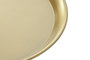DKD Home Decor Mesita Auxiliar Glam de Metal, Dorado y Negro