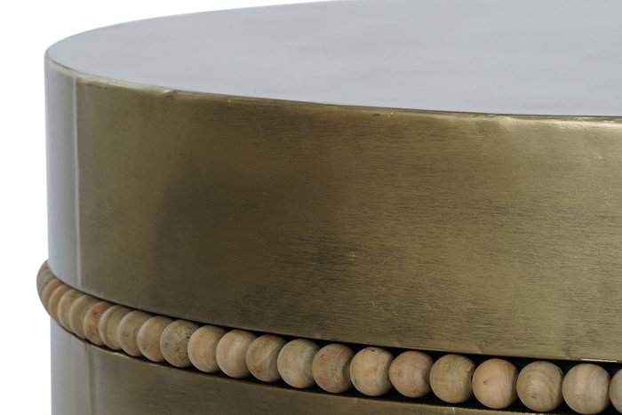 DKD Home Decor Mesita Auxiliar Glam Dorado 76 x 39 x 76 cm DKD Home Decor Mesita Auxiliar Glam Dorado 76 x 39 x 76 cm