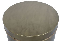 DKD Home Decor Mesita Auxiliar Glam Dorado 76 x 39 x 76 cm