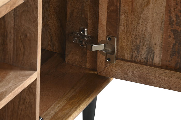 Mueble Tv Colonial DKD Home Decor Natural Gris Oscuro 40 x 55 x 140 cm