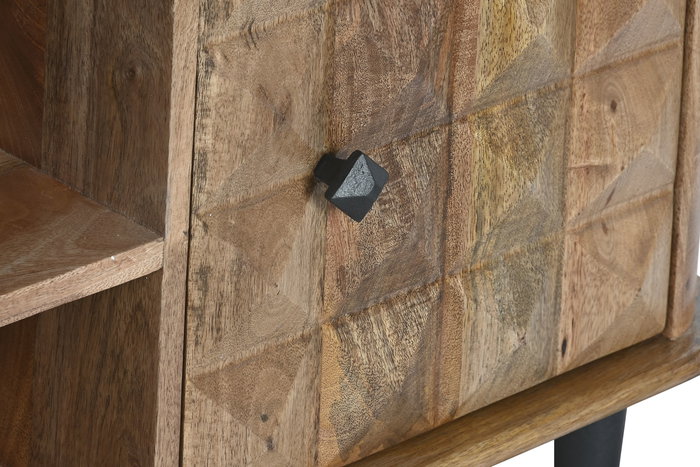 Mueble Tv Colonial DKD Home Decor Natural Gris Oscuro 40 x 55 x 140 cm