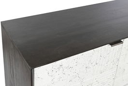 DKD Home Decor Buffet Moderno Marron Oscuro Blanco 43 x 80 x 150 cm
