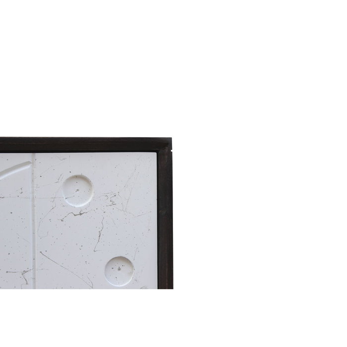 DKD Home Decor Aparador de Mango y Metal Blanco DKD Home Decor Aparador de Mango y Metal Blanco