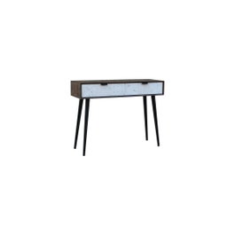 DKD Home Decor Consola de Mango y Metal Blanco