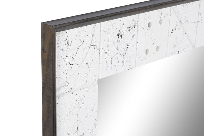 DKD Home Decor Espejo de Mango 130x70 cm Marrón Oscuro
