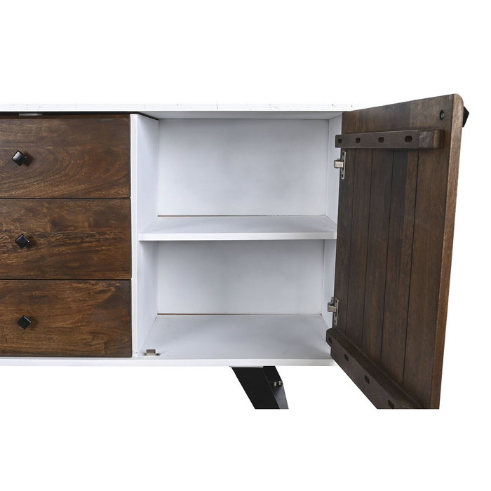 DKD Home Decor Buffet de Mango Blanco 150x40x80
