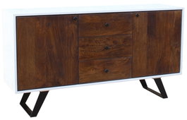 DKD Home Decor Buffet de Mango Blanco 150x40x80