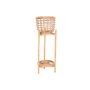 DKD Home Decor Macetero de Ratán Natural 25x25x70 cm