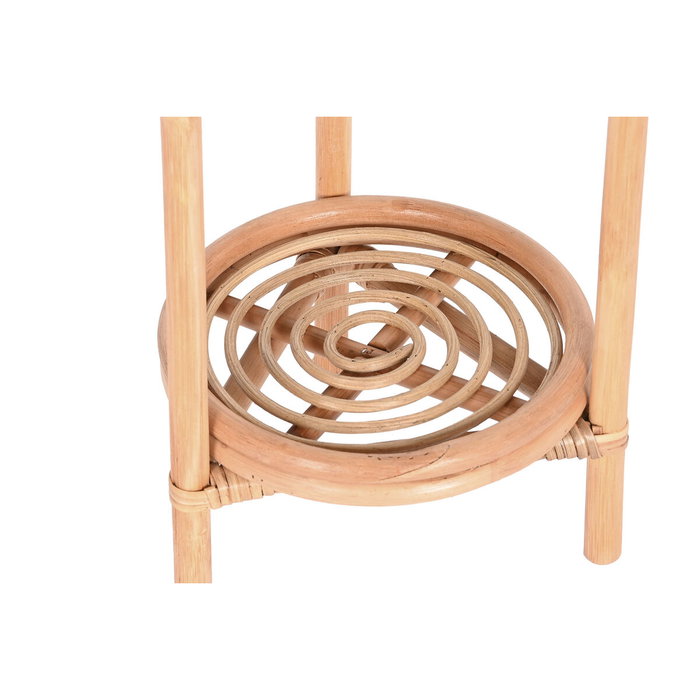 DKD Home Decor Macetero de Ratán Natural 25x25x70 cm
