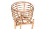 DKD Home Decor Macetero Balines Natural Ratan 25 x 70 x 25 cm