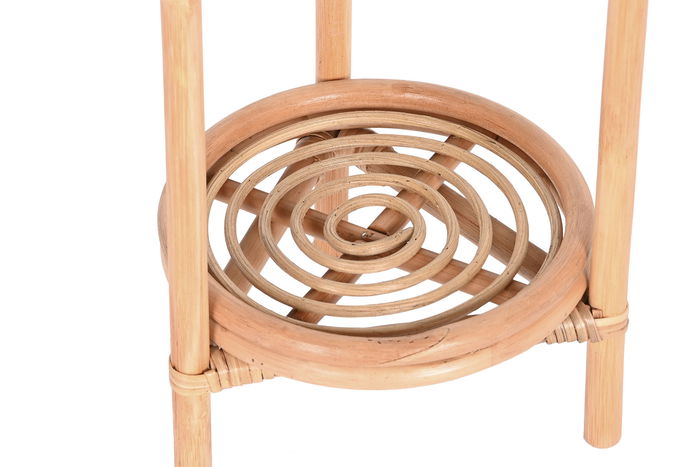 DKD Home Decor Macetero Balines Natural Ratan 25 x 70 x 25 cm