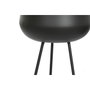 DKD Home Decor Set de 2 Maceteros Metal Negros 34x34x69 cm