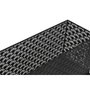 DKD Home Decor Set de 2 Maceteros de Metal Negro 60x22x70