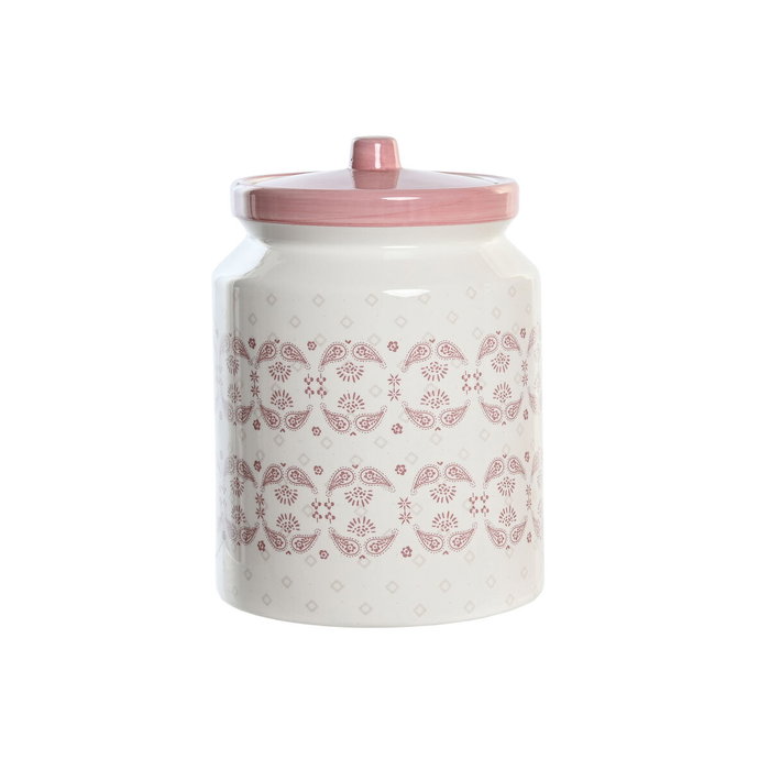 DKD Home Decor Bote de Dolomita Rosa 2,35 L PIXEL LOVE DKD Home Decor Bote de Dolomita Rosa 2,35 L PIXEL LOVE