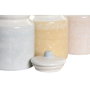 DKD Home Decor Bote de Dolomite 1 L, Surtido de 3 Piezas