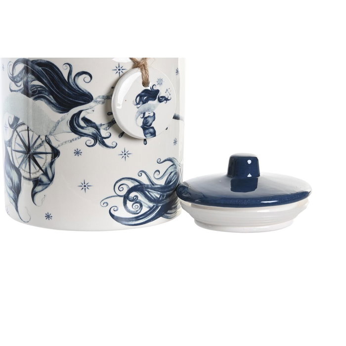 DKD Home Decor Pack de 3 Botes de Dolomita Stella Maris 1 L