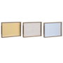 DKD Home Decor Set de 3 Bandejas MDF Bandana Pastel Surtido de Colores