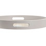DKD Home Decor Bandeja MDF Stella Maris Azul y Blanco de 35x35x5 cm, Pack de 2 unidades