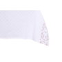 DKD Home Decor Juego de Manteles PIXEL LOVE 150x250 cm, Algodón, Rosa y Blanco