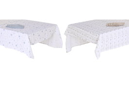 DKD Home Decor Set de 5 Manteles Stella Maris de Algodón, Surtido de 2