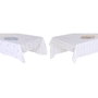 DKD Home Decor Set de Manteles Stella Maris 150x250x0,5 cm, 2 Unidades Surtidas