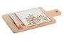 DKD Home Decor Set de 3 Tablas para Aperitivo Blue Red Bird